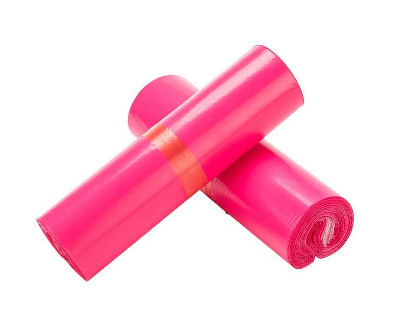 新邱玫红色快递袋-02